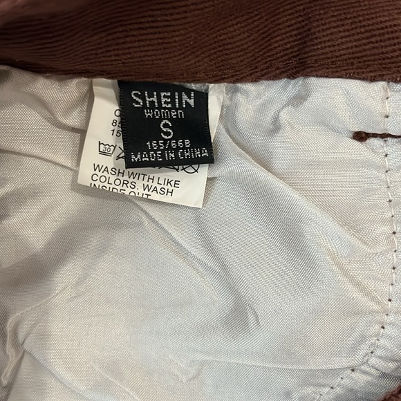 NWOT SHEIN High Waist, Wide Leg, Loose Fitting, brown, Jeans, size S - Picture 9 of 15